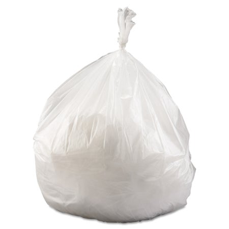 Trash Bag Inteplast Group 45 gal. 12 Mic. 40 X 48 Inch Clear Medium Duty Star Seal Bottom Coreless Roll