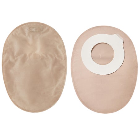 Colostomy Pouch Esteem Synergy®+ Two-Piece System 8 Inch Length Closed End