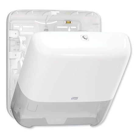 Paper Towel Dispenser Tork® Elevation® Matic® White Plastic Manual Push Wall Mount