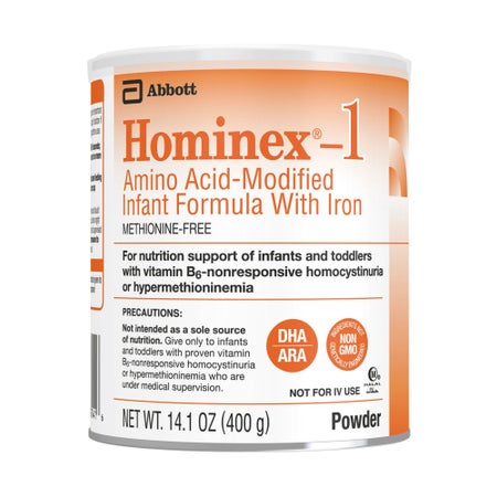 Infant Formula Hominex®-1 Unflavored 14.1 oz. Can Powder Amino Acid / Iron Vitamin B6-Nonresponsive Homocystinuria / Hypermethioninemia