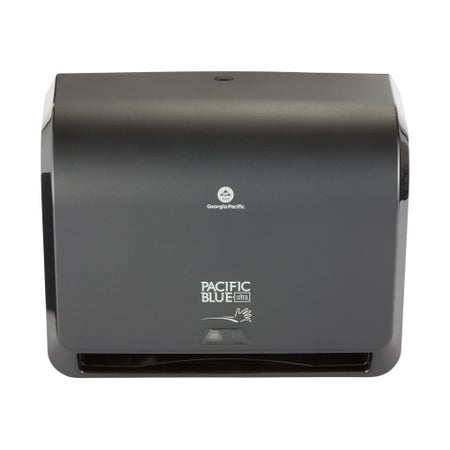 Paper Towel Dispenser Pacific Blue Ultra™ Black Touch Free 1 Roll Wall Mount