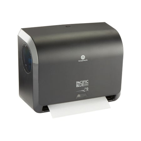Paper Towel Dispenser Pacific Blue Ultra™ Black Touch Free 1 Roll Wall Mount