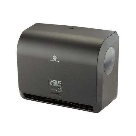 Paper Towel Dispenser Pacific Blue Ultra™ Black Touch Free 1 Roll Wall Mount