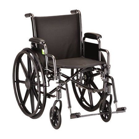 Wheelchair Nova Swing-Away Footrest 18 Inch Seat Width Adult 300 lbs. Weight Capacity