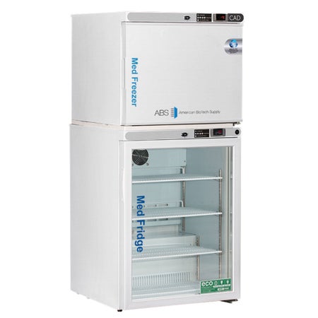 Upright Refrigerator / Freezer Nor-Lake Scientific® Pharmaceutical 7 cu.ft. 2 Swing Doors; 1 Glass, 1 Solid Automatic Defrost