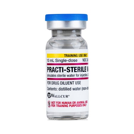 Clinical Training Medication Practi-Sterile Water 10 mL Vial™ Liquid Vial 10 mL