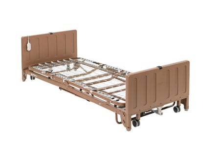 Electric Bed Drive Medical Low Height 80 Inch Length Spring Deck 3 Functions 11-4/5 to 22-4/5 Inch Height Range