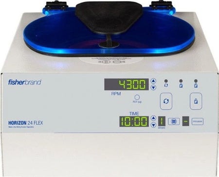 Benchtop Centrifuge Fisherbrand™ Horizon™ 24 6 / 24 Place Swinging Bucket Rotor 3,400 RPM Max Speed / 2,000xG Max RCF