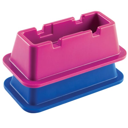Reagent Reservoir Chiller NonSterile 50 / 55 mL Polypropylene Blue / Purple
