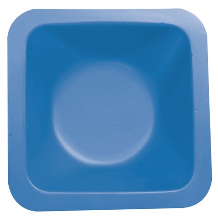 Weighing Dish Wide Flat Bottom Blue Polystyrene