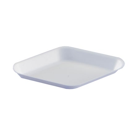 Weighing Dish Diamond Shaped / Wide Flat Bottom White Polystyrene