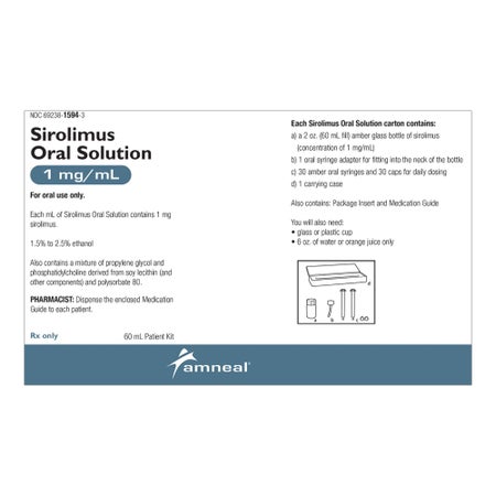 Sirolimus 1 mg /mL Solution 60 mL