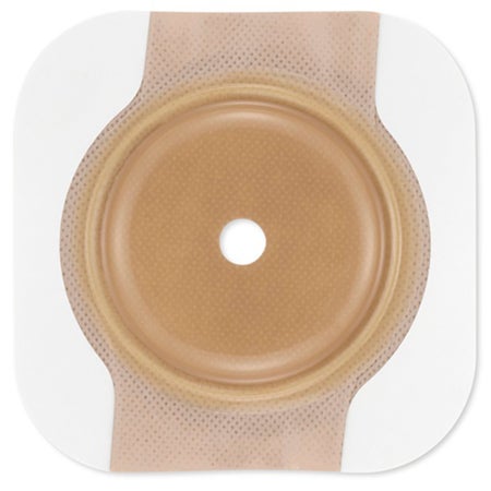 Ostomy Barrier New Image™ CeraPlus™ Precut, Extended Wear Adhesive Tape Borders 44 mm Flange Green Code System 7/8 Inch Opening