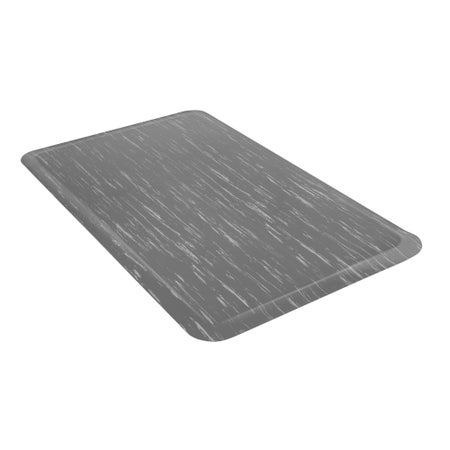 Anti-Fatigue Floor Mat 3 X 5 Foot Gray Rubber