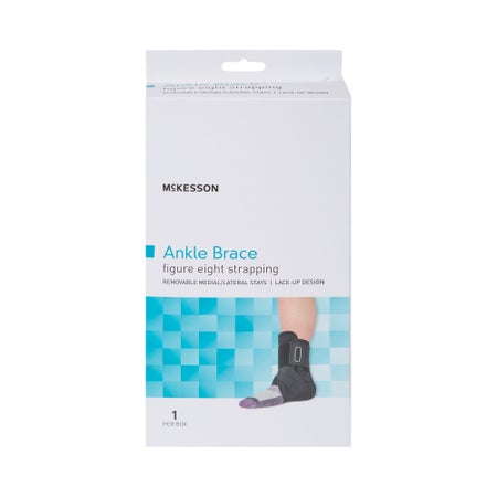 Ankle Support McKesson X-Small Figure-8 Strap / Hook and Loop Closure / Lace-Up Foot