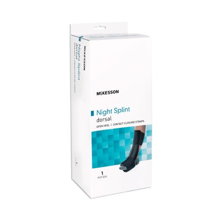 Dorsal Night Splint McKesson Small / Medium Hook and Loop Closure Foot