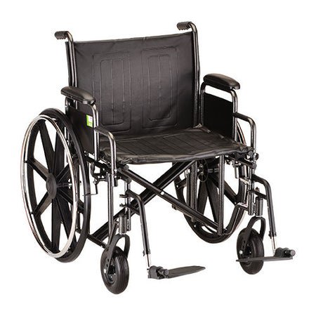 Wheelchair Nova Desk Length Arm Swing-Away Footrest 22 Inch Seat Width Adult