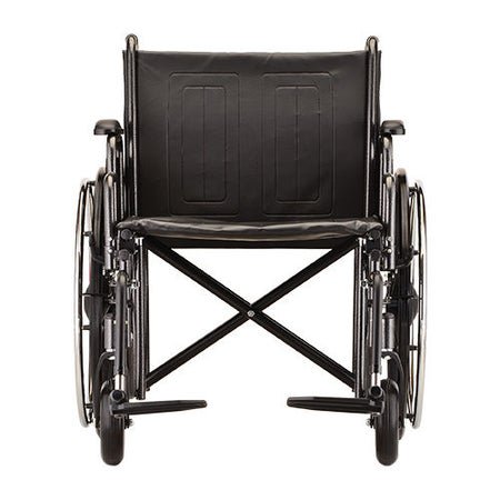 Wheelchair Nova Desk Length Arm Swing-Away Footrest 22 Inch Seat Width Adult