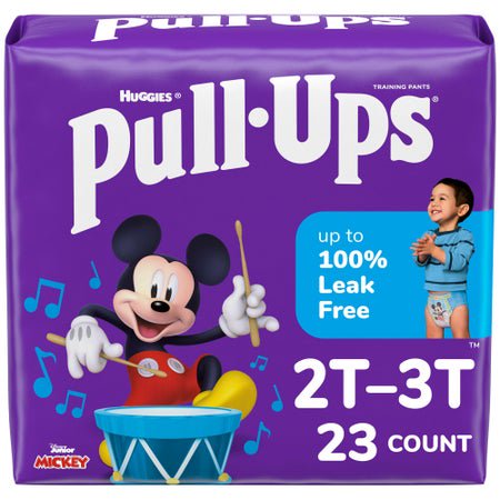 Male Toddler Training Pants Pull-Ups® Size 2T to 3T Disposable Moderate Absorbency