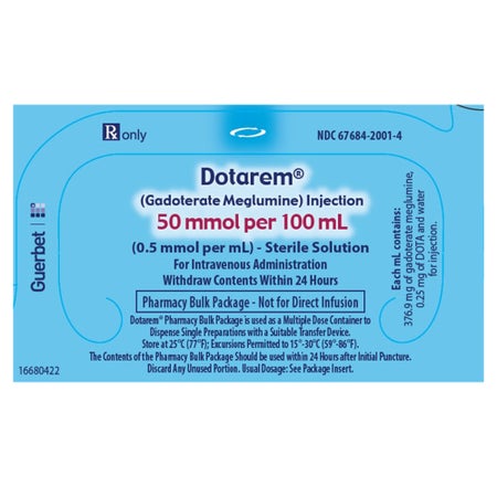 Dotarem® Gadoterate Meglumine, Preservative Free Injection 100 mL