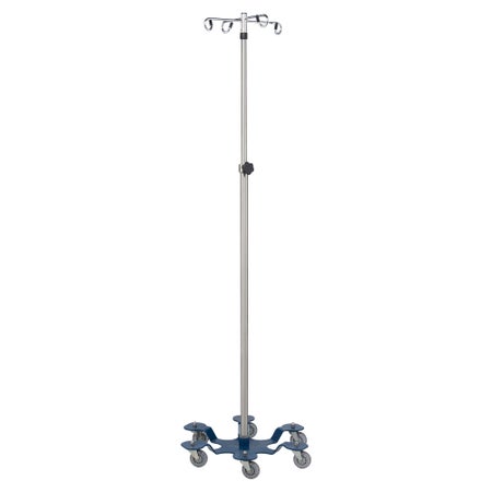 IV Stand Heavy Duty 4 Hooks 6 Legs with Casters