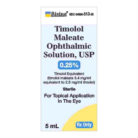 Timolol Maleate 0.25% Solution 5 mL