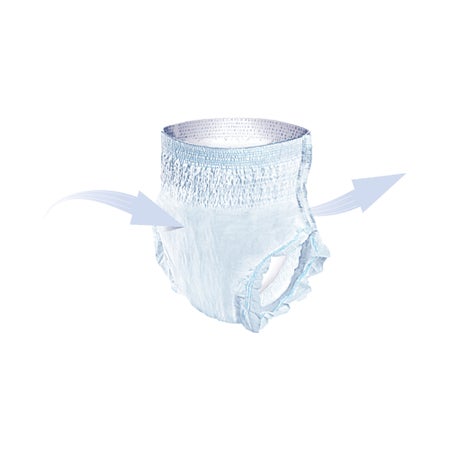 Absorbent Underwear Seni® Active Super Plus Pull On with Tear Away Seams Adult Large Unisex Disposable Heavy Absorbency