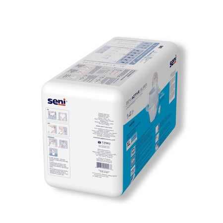 Absorbent Underwear Seni® Active Super Pull On with Tear Away Seams Adult X-Large Unisex Disposable Moderate Absorbency