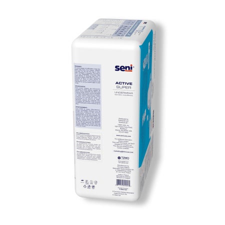 Absorbent Underwear Seni® Active Super Pull On with Tear Away Seams Adult Small Unisex Disposable Moderate Absorbency