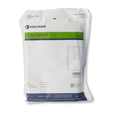 General Purpose Drape Halyard Three-Quarter Drape 55 W X 76 L Inch Sterile
