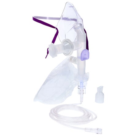 Handheld Nebulizer Kit Circulaire® II Small Volume Medication Cup Adult Aerosol Mask Delivery