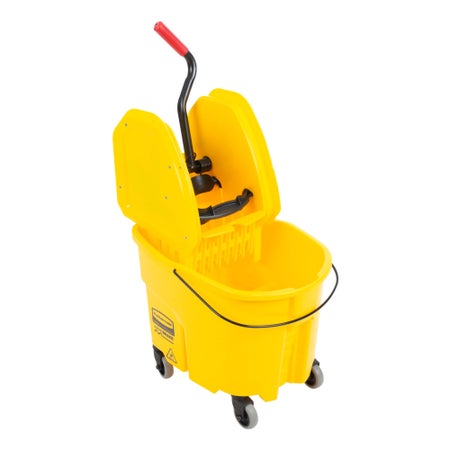 Mop Bucket with Wringer WaveBrake® 35 Quart Yellow