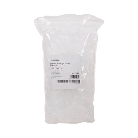 McKesson Microcentrifuge Tube Plain 2 mL Snap Cap Polypropylene Tube