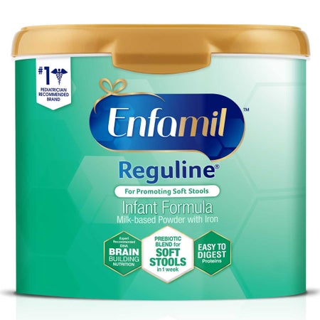 Infant Formula Enfamil® Reguline® Unflavored 19.5 oz. Canister Powder Prebiotic Loose Stool