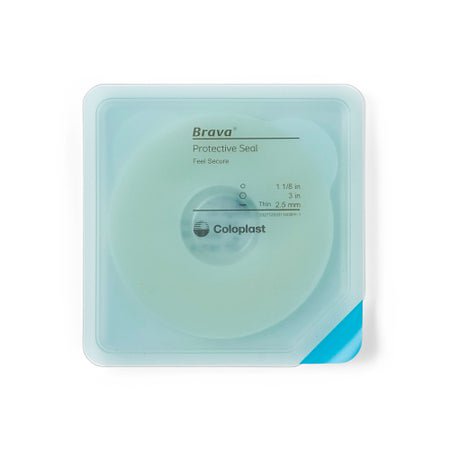 Ostomy Seal Brava® Thin 1-1/8 (27 mm) Stoma 3 Inch (76 mm) For Use with Ostomy Pouch
