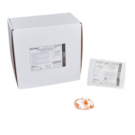 Large Bore ENFit Extension Set NeoConnect Orange, Sterile, PVC Tubing For Nasogastric / Orogastric Enteral Feeding Tubes