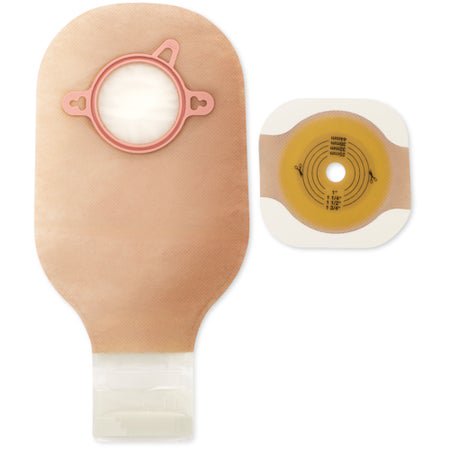 Ileostomy / Colostomy Pouch New Image™ Two-Piece System 12 Inch Length Flat, Trim to Fit Drainable