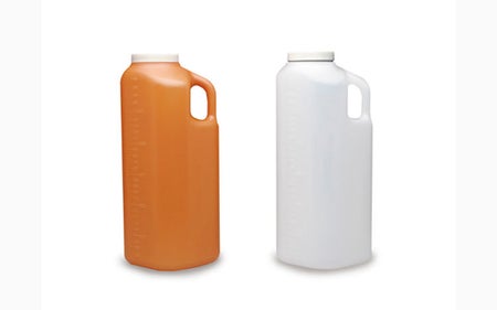 24 Hour Urine Specimen Collection Container 3,000 mL (101 oz.) Screw Cap Unprinted NonSterile
