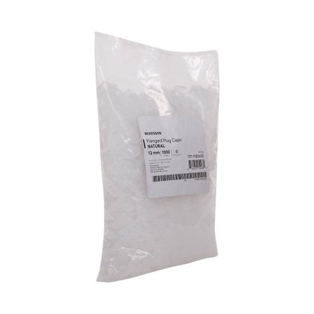 Tube Closure McKesson Flanged Plug Cap 13 mm Diameter NonSterile Natural