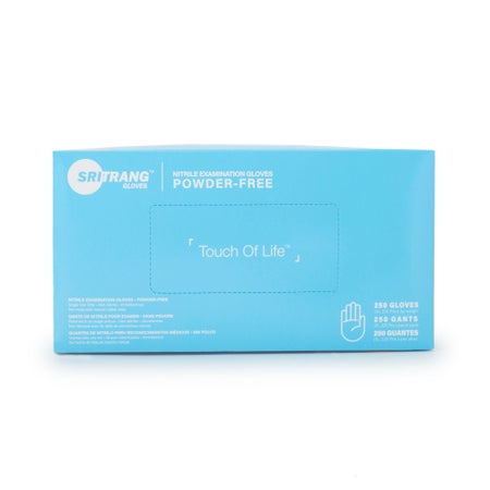 Exam Glove Touch of Life™ X-Large 225 per Box NonSterile Nitrile Standard Cuff Length Textured Fingertips Black Chemo Tested