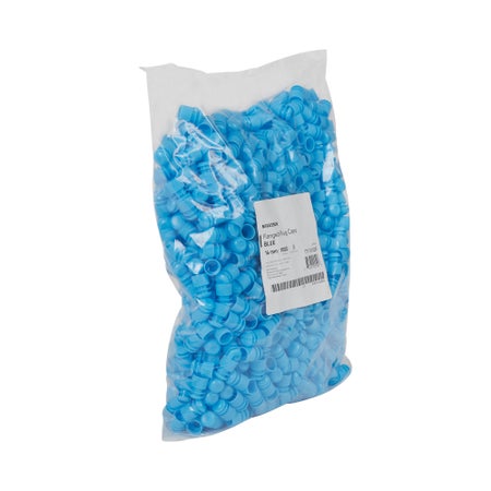 Tube Closure McKesson Flanged Plug Cap 16 mm Diameter NonSterile Blue