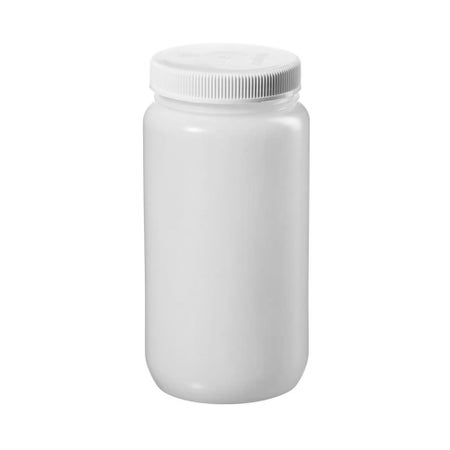 Laboratory Jar Nalgene™ Large / Wide Mouth HDPE / Polypropylene 2 Liter (64 oz.)