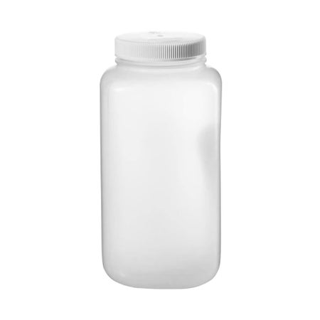 General Purpose Bottle Nalgene™ Square / Wide Mouth PPCO / Polypropylene 4 Liter
