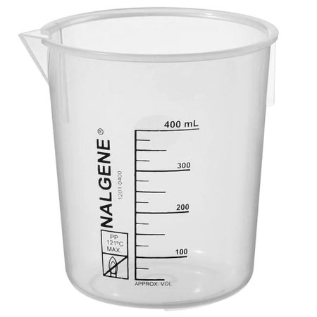 Laboratory Beaker Nalgene™ Griffin Low-Form Polypropylene 400 mL