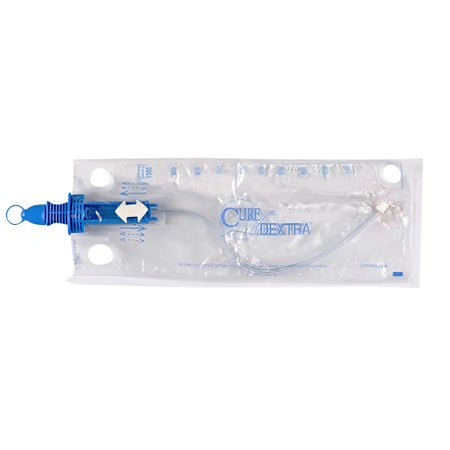 Intermittent Closed System Catheter Cure Dextra® Closed System Unisex / Straight Tip 12 Fr.