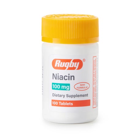 Dietary Supplement Niacin 100 mg Strength Tablet 100 per Bottle