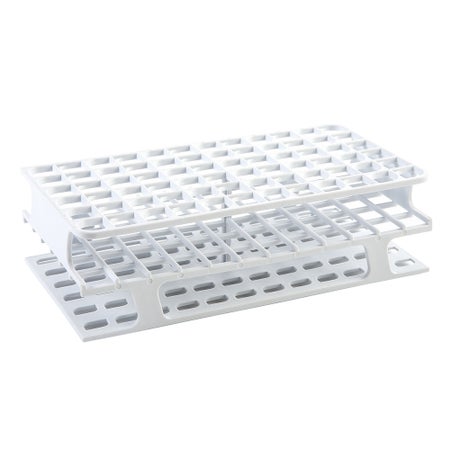 Full Size Test Tube Rack OneRack® 72 Place 5 to 10 mL Tube Size White 59 X 104 X 202 mm