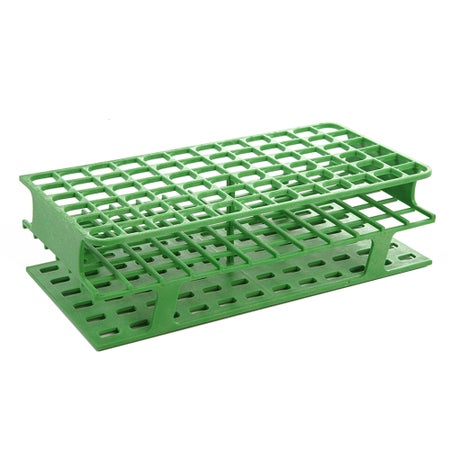 Full Size Test Tube Rack OneRack® 72 Place 5 to 10 mL Tube Size Green 70 X 127 X 250 mm
