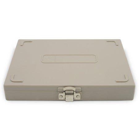 Slide Storage Box 34 X 175 X 208 mm Gray ABS Plastic / Cork 100 Slide Capacity