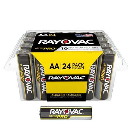 Alkaline Battery Rayovac® Ultra Pro™ AA Cell 1.5 Volt Disposable 24 Pack